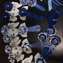 Школьные наборы для девочек, галстук и резиночки, в Москве