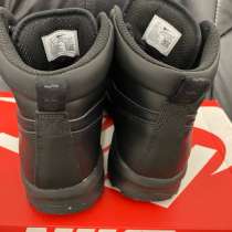 Nike Треккинговые ботинки мужские Nike Manoa Leather черные, в Санкт-Петербурге