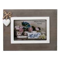 MF-6816 Фоторамка горизонтальная, одно сердечко, МДФ /24, в Москве