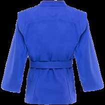 Куртка для самбо Junior SCJ-2201, синий, р.6/190, в Сочи
