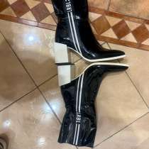 Сапоги, лак, стрейч, в Москве