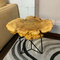 Прикроватный стол из спила дерева, в Москве
