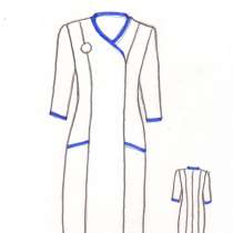 Продам новые женские. медицинский халат, в Томске