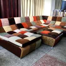 угловой модульный диван в стиле пэчворк, в Зеленограде