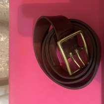 Ремень кожаный мужской, в Новоуральске