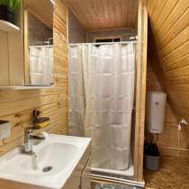 A-frame домики в селе Орнок (рядом с пляжем Эдельвейс), в г.Бишкек