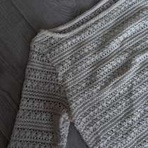 Лонгслив женский. Бежевый. Вязаный. Полупрозрачный, в Угличе