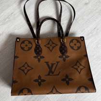 Brown Louis Vuitton Monogram Reverse Giant On TheGo GM Satch, в Саратове
