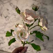 Веточка плетистой розы из холодного фарфора, в Нижнем Новгороде