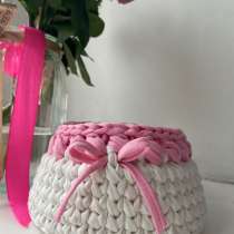 Корзинка из трикотажной пряжи, в Люберцы