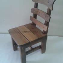 Деревенский стул из массива сосны, в Екатеринбурге