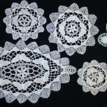 Кружево фламандское набор салфеток 7шт. (W127), в Москве