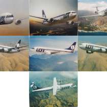 Открытки польской авиакомпании, в Москве