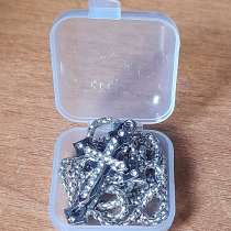 Женское ожерелье с подвеской в виде креста с "бриллиантами", в Москве