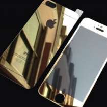 Золотое стекло для Iphone 5, в Комсомольске-на-Амуре