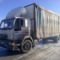 Грузовик MAN 18.224 бортовой тентованный грузовой фургон с воротами, в Москве