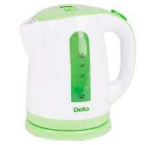 Чайник электрический Delta DL-1326 Белый Зеленый 1.8л, в г.Тирасполь