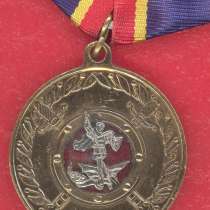 Россия медаль За добросовестную службу в полиции документ МВ, в Орле