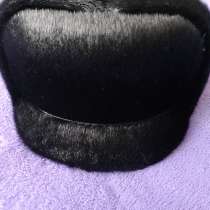 Шапка мужская морской котик 60 размер опускаются ушки, в Топках