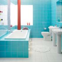 Ремонт ванных комнат ПВХ панелями и керамической плиткой, в Москве