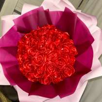 Букет атласных роз, в Челябинске