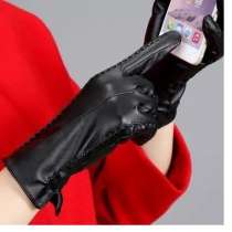 Женские кожаные сенсорные перчатки, в Новосибирске