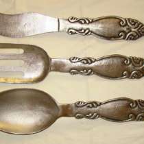 Ложка вилка и нож огромные декоративные (R640), в Москве