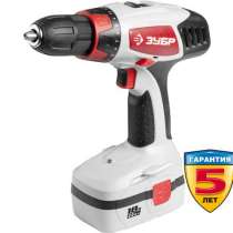Аккумуляторная дрель-шуруповерт ЗУБР ЗДА-18-2 КИН20, в г.Тирасполь