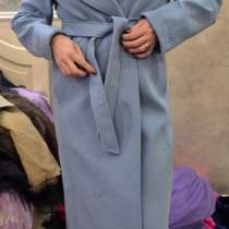 Пальто голубое весеннее, в Чебоксарах