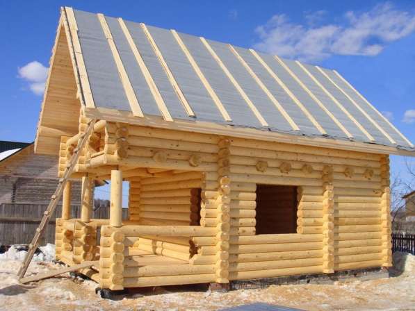 Строительство Домов-Бань из бревна и бруса недорого в фото 17