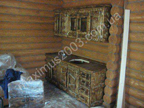 Мебель искусственного старения из дерева в Екатеринбурге фото 5