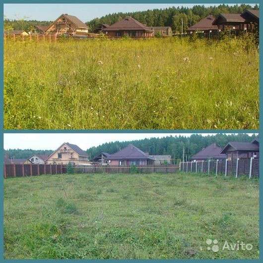Скос травы Покос травы в Красноярске фото 11