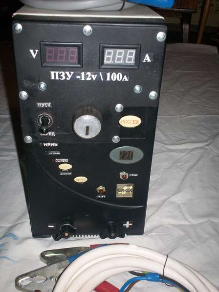 Пуско зарядное устройство 24-12v \ 100А - 200А автомат в фото 4