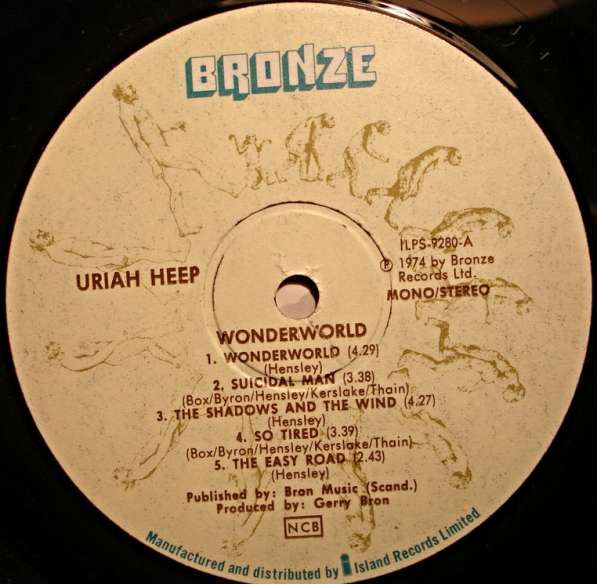 Пластинка виниловая Uriah Heep ‎– Wonderworld(SCAN) в Санкт-Петербурге