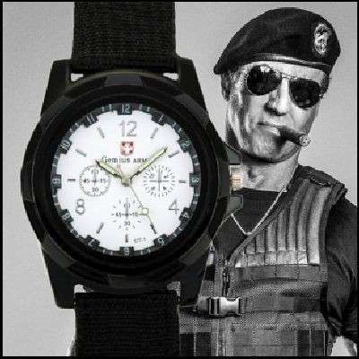 Наручные армейские часы Gemius Army, циферблат белый в фото 4