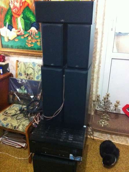 Продам Hi-Fi аудиосистему MONITOR AU 5.1 с рес DENON 1713 в Москве фото 3