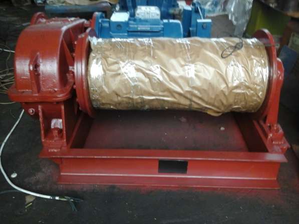Лебедка маневровая электрическая г/п 8 тонн ЛМ-8 с тросом в фото 4