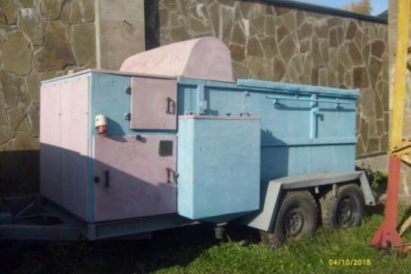 Снегоплавильная установка на прицепе