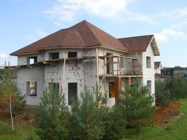 Строительство домов от фундамента до кровли в Щелково