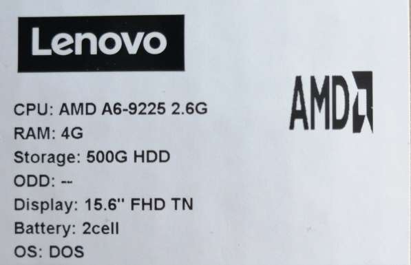 Ноутбук Lenovo 330- 15AST в Москве фото 3