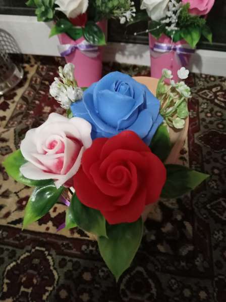 Продаю панно и красивые букеты из мыльных цветов в Казани фото 4