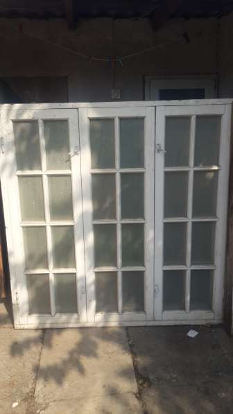 Продам окна 3 шт двухрамные деревянные состояние новое