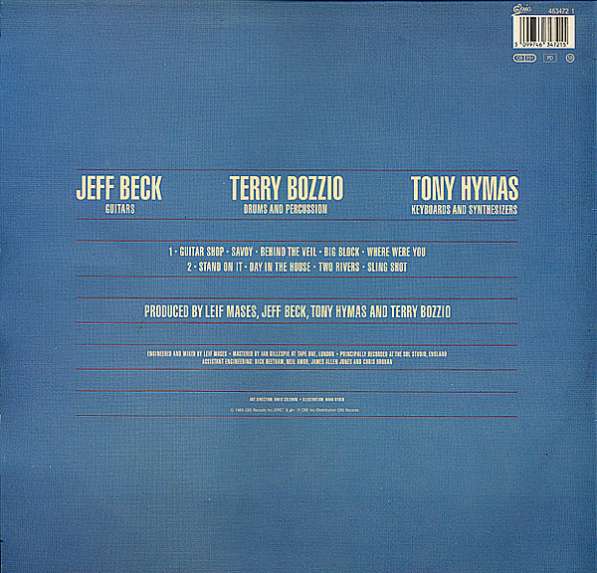 Jeff Beck - Guitar Shop (LP, 1989, Holland) в Волгограде фото 3