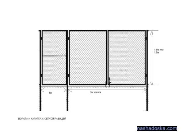 Ворота и калитки. Бесплатная доставка в любое место! в 