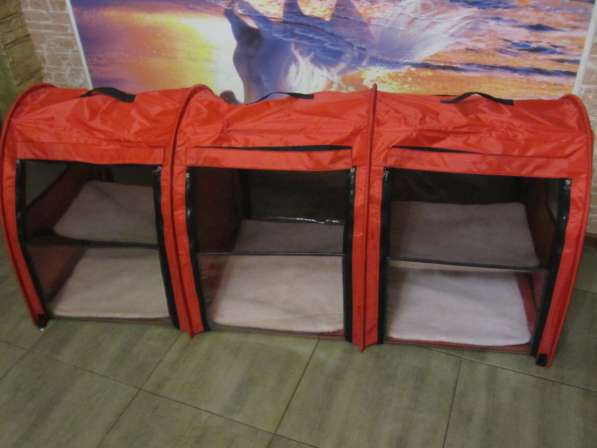 Продам выставочную тройную палатку для кошек б/у в фото 3