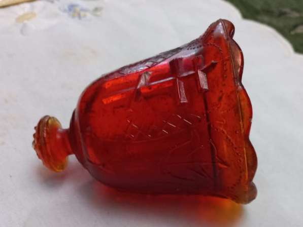 Лампада красное стекло, старинная в Ставрополе фото 3