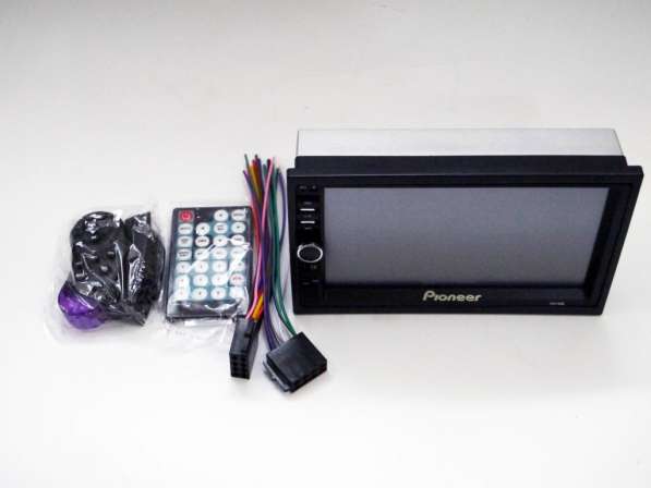 2din Магнитола Pioneer 7018 USB, SD, Bluetooth,ПУЛЬТ НА РУЛЬ в фото 3