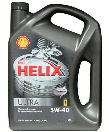 Масло Shell Helix Ultra 5W40 синтетическое 4литра