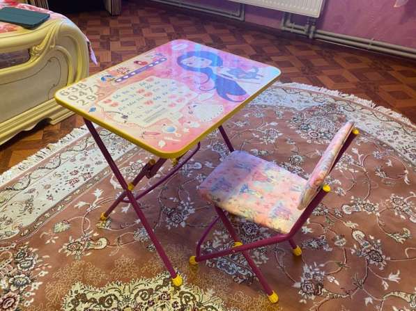 Стол и стул детский для девочек в Москве фото 6