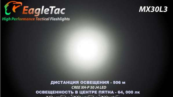 EagleTac EagleTac MX30L3 - Поисковый фонарь на 2750 люмен